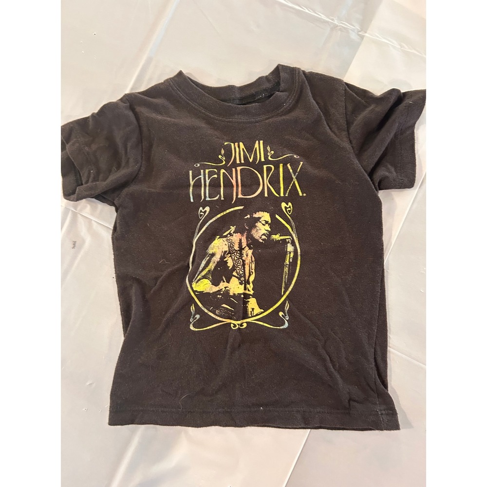 Jimi Hendrix & Pink Floyd Toddler Graphic Tee Bundle Black 2T 3T Rock T-Shirts